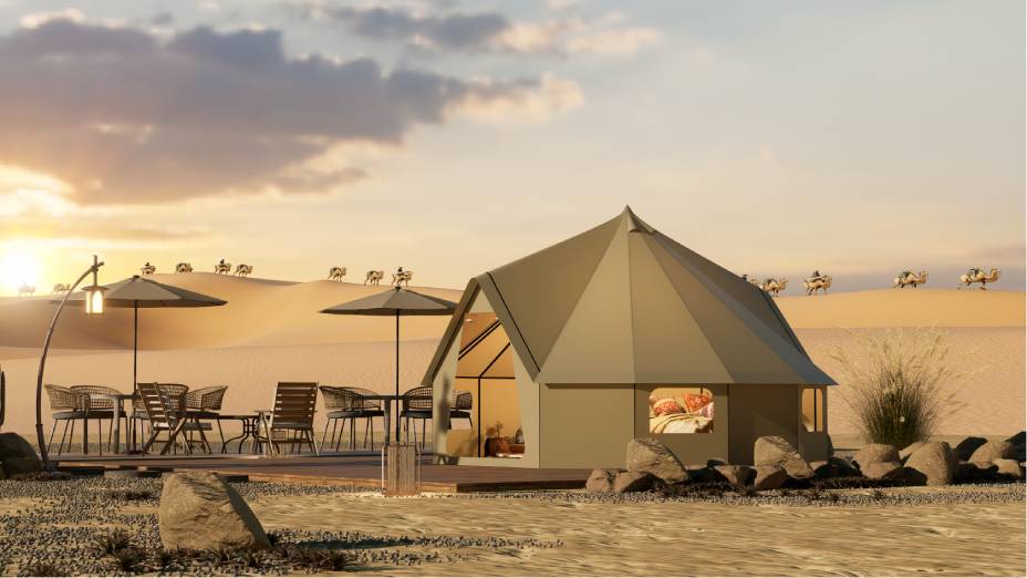 沿滩区露营酒店帐篷厂家